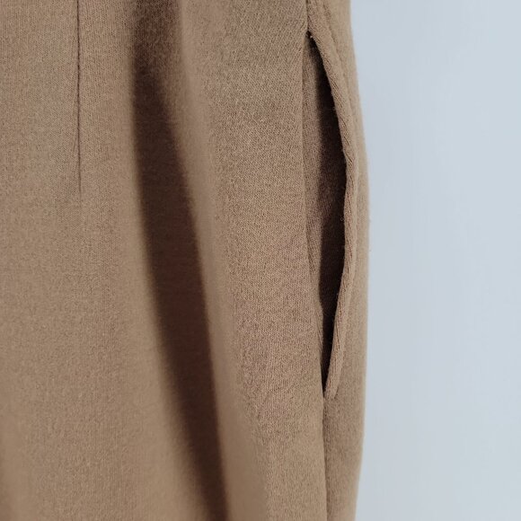✨ Bleyle 100% Wool Camel Pencil Skirt – Size 10 – Fully Lined w/ Pockets ✨ - Picture 7 of 10